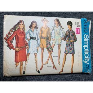 Simplicity Misses Dress Sewing Pattern sz 14 8333 - uncut